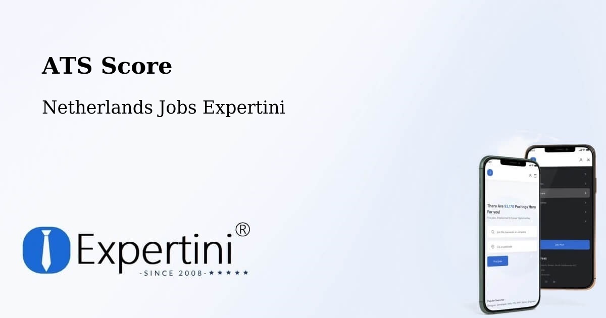Resume ATS Score & Job Description Match Tool – Uddel - Netherlands Jobs Expertini