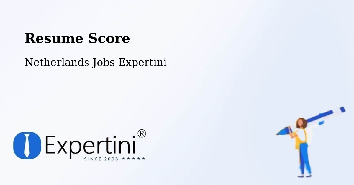 Resume Score & Job Description Match Tool – Uddel - Netherlands Jobs Expertini